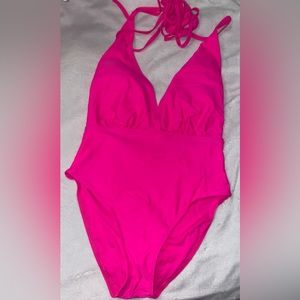 Pink One Piece Swimsuit